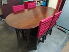 Dining table with chair