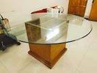 Dining Table with Glass Top (without Chairs)