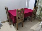 Dining Tables & 4 Segun kather Chear