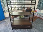 Dinning Rack with Oven and Organise Home Goods