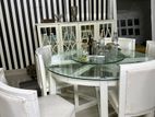 Dinning table (round) with chairs (6)