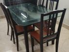 dinning table with 5 chairs