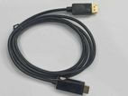 DisplayPort To HDMI Converter Adapter 3M Cable Hi Speed Data Transfer