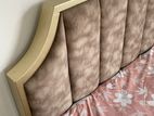 Doco painted Bed with Leather