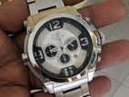 DOMINO Chrono Watch 100% Authentic (Full Steel)