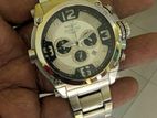 DOMINO Chrono Watch 100% Authentic (Full Steel) Fresh