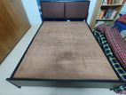 Double Bed 5 Feet 7 (metal+laminated Board)