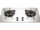 Double burner auto gas stove