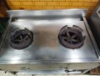 Double Burner Restaurant Gas Stove