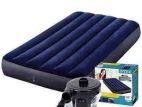 Double Intex Inflatable Air Bed & with Electric Pump