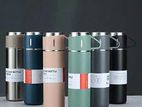 Double layer Vacuum Flask Set with 3 Steel Cups Combo - 500ml