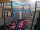 Double Layer Wooden Cot. দোতলা খাট