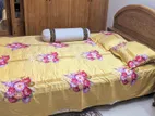 Double Size Shegun Wood Bed