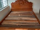 double Wood bed