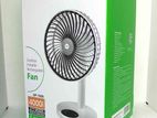 DP-7626. Rechargeable Portable Desktop Table FAN. with LED Night Light