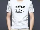 Dream smile Half Sleeve T-Shirt For Men