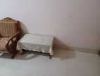 dressing table and sofa with 2 centre