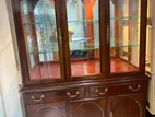 Drexel Heritage lighted Pecan China Cabinet
