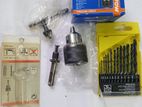 Drill chuck and bites