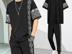 Drop shoulder and trouser
