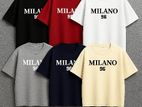 Drop Shoulder Short Sleeve T-Shirt For Men & Women | Milano 96