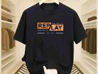 Drop shoulder t-shirt with dtf print