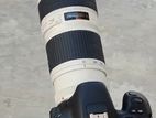 Dslr Canon 200D+70-200mm f/4L usm lens