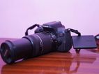 Dslr Canon 750D With 75*300mm Zoom Lens