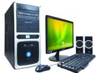 DUAL Core ডেক্সটপ কম্পিউটার & ডেল 17" LED মনিটর