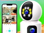 Dual Lens V380 IP security wifi camera with 24 Hours full color Video.
