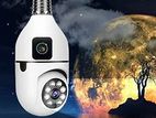 Dual Lens V380 PTZ Bulb IP Night Vision Camera