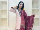 দুবাই সিল্কের রেডিমেট ৩ পিস