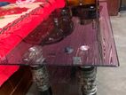 Duble glass T Table