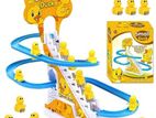 Duck climbing stairs toy 9 piece