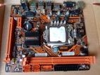 Esonic H61 FHL motherboard+Processor+550w power supply+Cooling fan