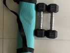 Dumbbells/Yoga Mat