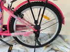 Duranta Steel 1-Spd Angellena Ladies 24" Pink Bicycle With Basket