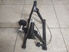 Duronto bike trainer with bicycle