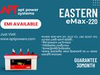 Eastern eMax 220Ah Flat Tubular Battery for IPS/UPS