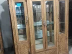 এক বছরের EMI করে সেগুন কাঠের গ্লাসের কেবিনেট
