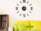 3D Roman Numbers DIY Digital Wall Clock