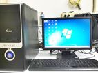এক্সেল ওয়ার্ড বেসিক পিসি Core 2 Duo 4GB & 500GB + DELL 17" LED Monitor
