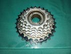 সাইকেলের ৭ গিয়ারের ২৮ দাঁতের ফ্রিহুইল বিকৃত হবে।
