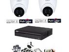 একুশে অফারঃ-2pics CC tv Camera Packages ( 2MP 1080P )