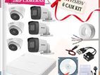 একুশে অফারঃ- 6 unit 1080P night vision security cc camera Package
