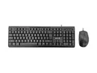 একুশে অফারঃ-AULA AC101 Wired Black Keyboard & Mouse Combo with Bangla