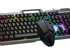 একুশে অফারঃ-AULA F2023 Wired Keyboard & Mouse Gaming Combo