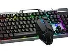 একুশে অফারঃ-AULA F2023 Wired Keyboard & Mouse Gaming Combo