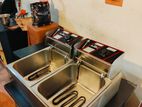 Electric Deep Fryer 6L+6L- 12Ltr