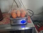 Electric Egg Cooker (Stainless Steel, 8 Capacity)